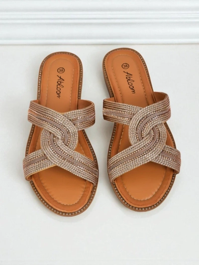 Royalfashion Женские шлепанцы плетеные Woven Breeze