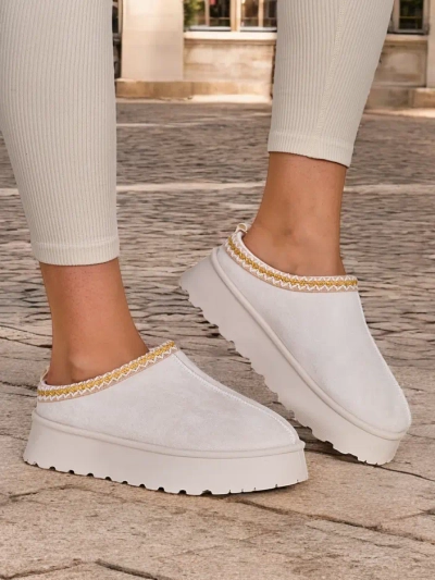 Royalfashion Trumpi batai, stiliaus kaip moteriškos sniego batus Flufi