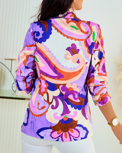 Royalfashion Женский узорчатый жакет