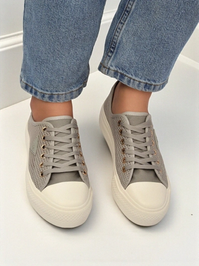 Women's Callista Mesh Light Grey Sneakers - comfort and style for summer and autumn