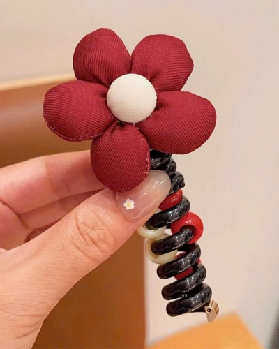 Royalfashion Резинка для волос Spring с маленьким цветочком Blossom Coil