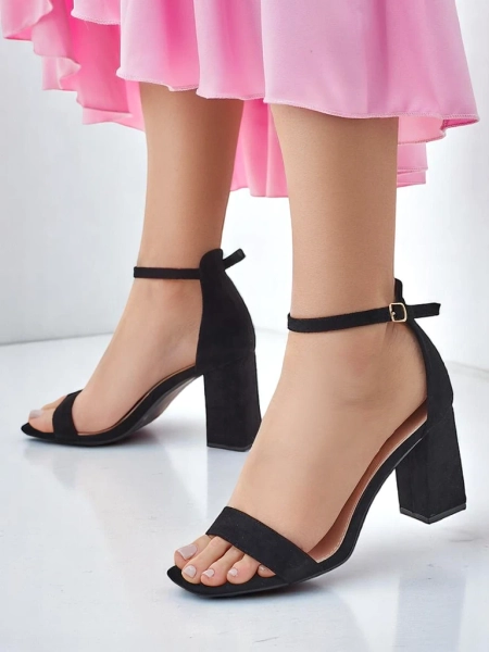 Royalfashion moteriški ekologiško suede sandalai Qwadrat