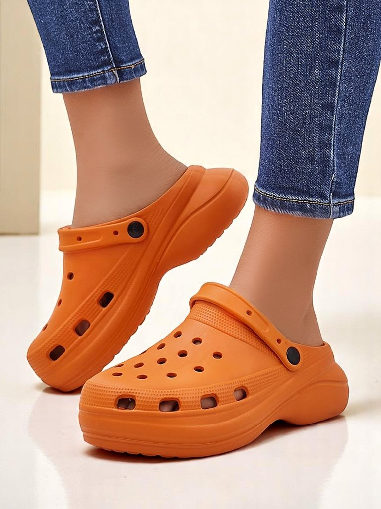 Royalfashion Женские перфорированные резиновым шлепанцы Dellosa