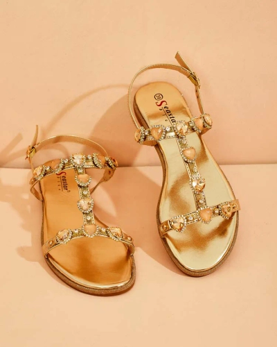 "Royalfashion" Moteriški sandalai "Selina" su cirkoniais