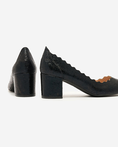 "Royalfashion" Juodi moteriški bateliai "Nynony"