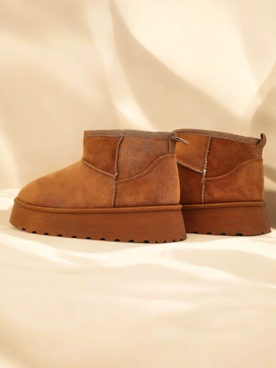 Royalfashion trumpas bateliai, primenantys moteriškus sniego batus Fortesse