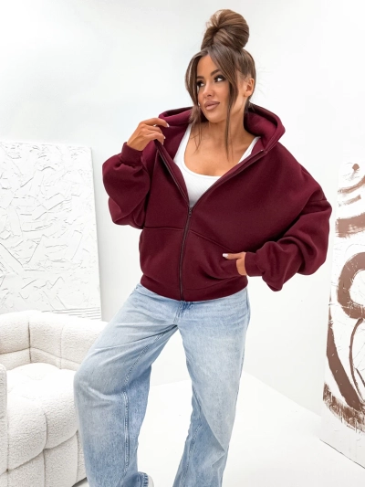 Royalfashion Женская хлопковая утепленная толстовка butterfly