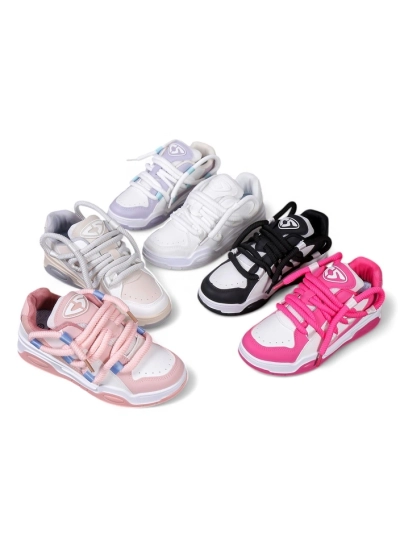 Кроссовки Royalfashion женские спортивные с декоративными шнурками Clesiv