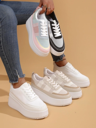 Royalfashion Женские платформенные кроссовки Siserra