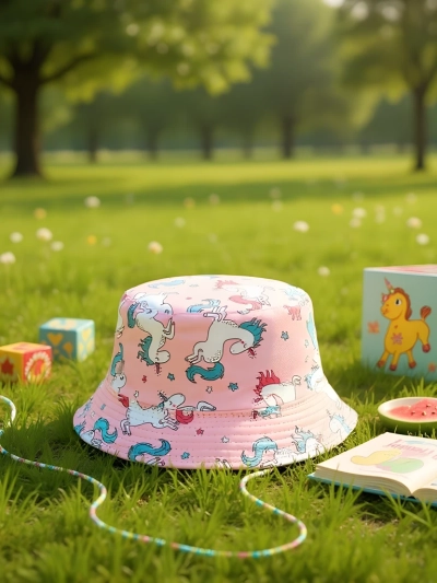 Royalfashion Vaikiška kepurė su snapeliu Color Splash Bucket