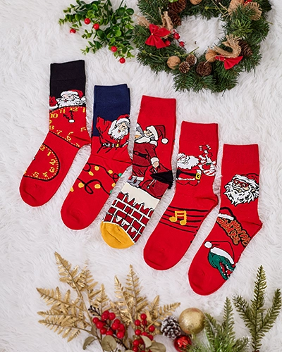 Royalfashion Ilgieji vyriški atostogų kojinės 5 vnt/pakuotė