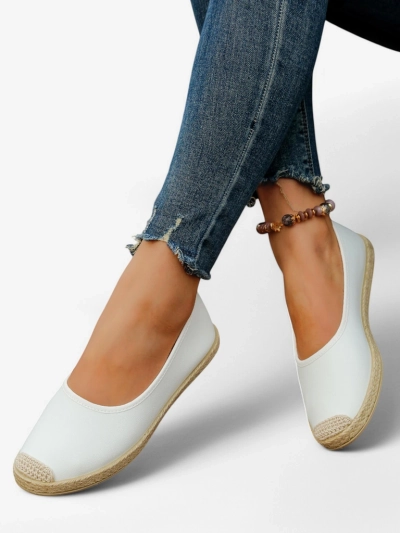 Royalfashion Moteriški ekosuediniai espadrilės Aroles