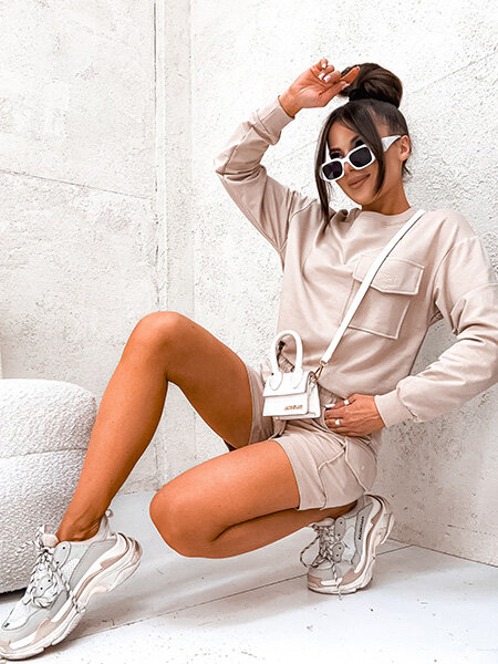 Royalfashion Женский комплект из толстовки