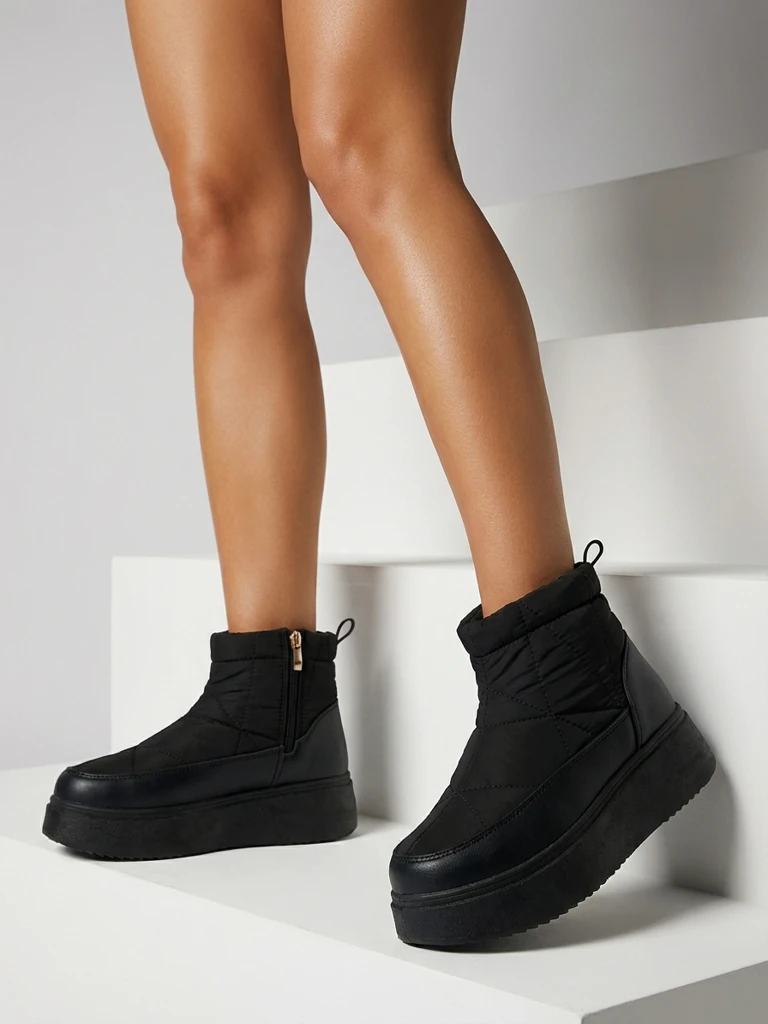 "Royalfashion" Juodi moteriški sniego batai "Armeda"