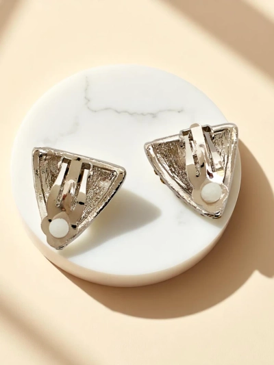 Серьги-клипсы Royalfashion для женщин с фианитами