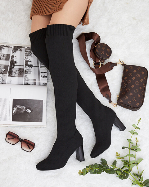 "Royalfashion" Moteriški batai virš kelio Nolels