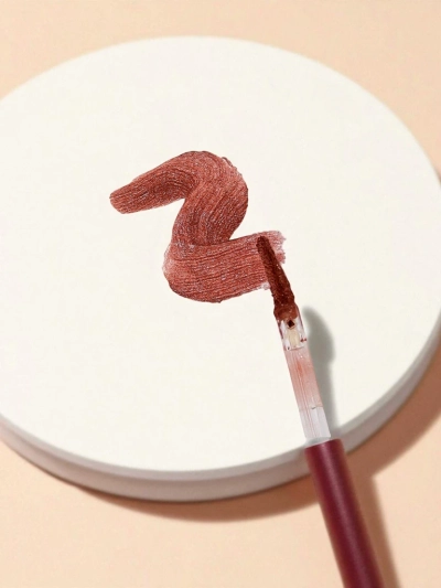 2-in-1 Clear and Glitter Lip Gloss Bronse