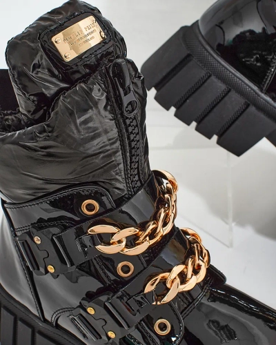 Royalfashion Women's Ebidef Chain Boots