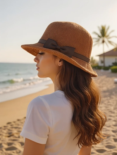 Royalfashion Moteriška skrybėlė su kaspinu Summer Grace