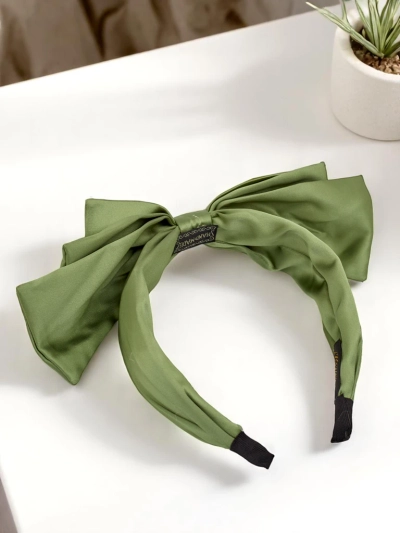 Royalfashion Satininė plaukų juosta su kaspinu Celine