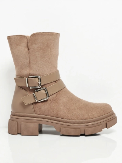 Aukštesni moteriški eko zomšiniai aulinukai Callire