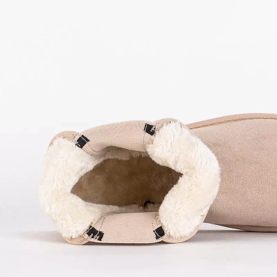 OUTLET Moteriški smėlio spalvos sniego batai Gavi - Avalynė