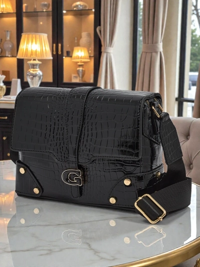 Lakinės eko odos mažas moteriškas rankinukas Lune Mua