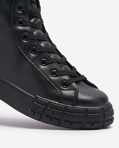 Черные женские спортивные туфли с чехлом Efiffe- Footwear