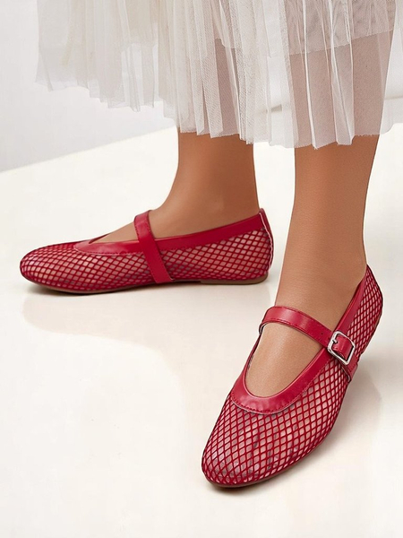 Royalfashion moteriški balerinos bateliai su išpjovomis ir dirželiu Naommi