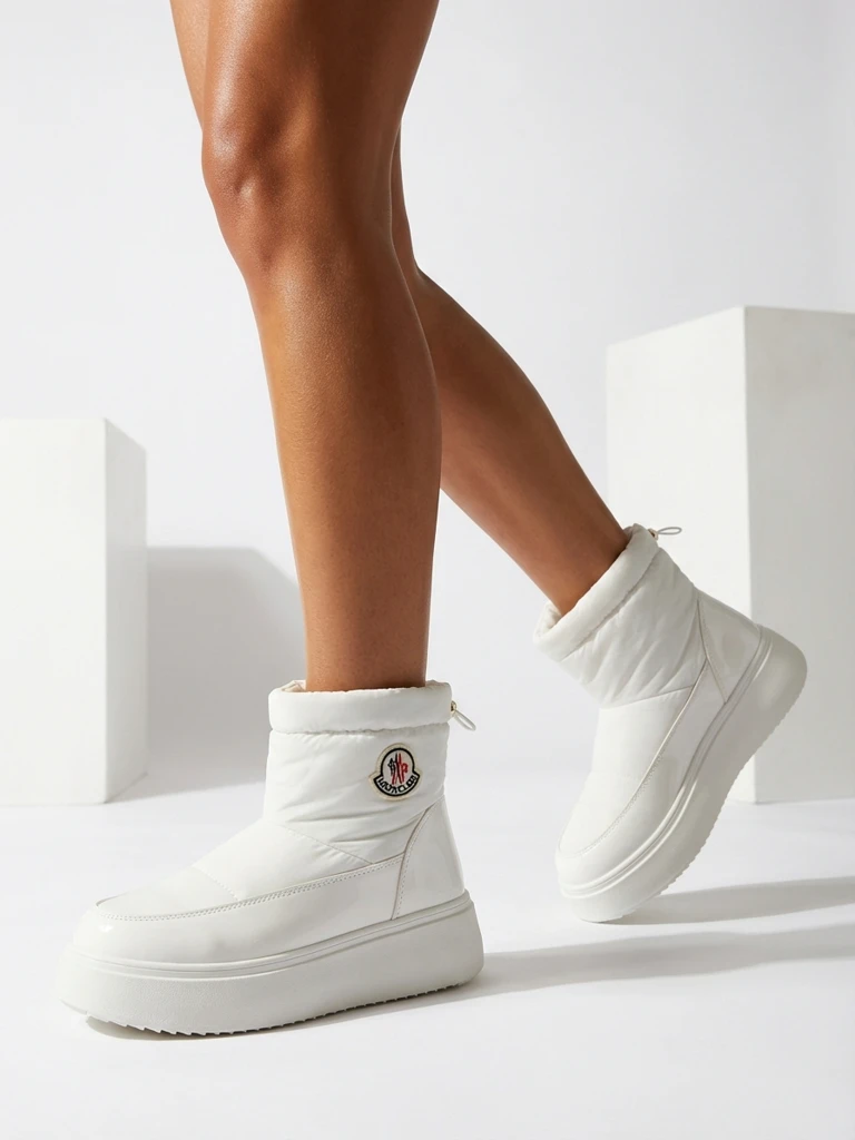 "Royalfashion" Baltos spalvos moteriški sniego batai "Ademra"