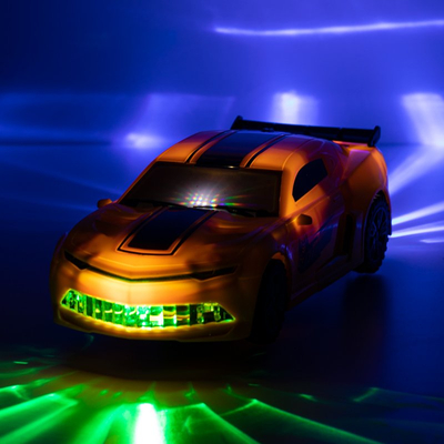 Geltonas automobilis robotas - Žaislai