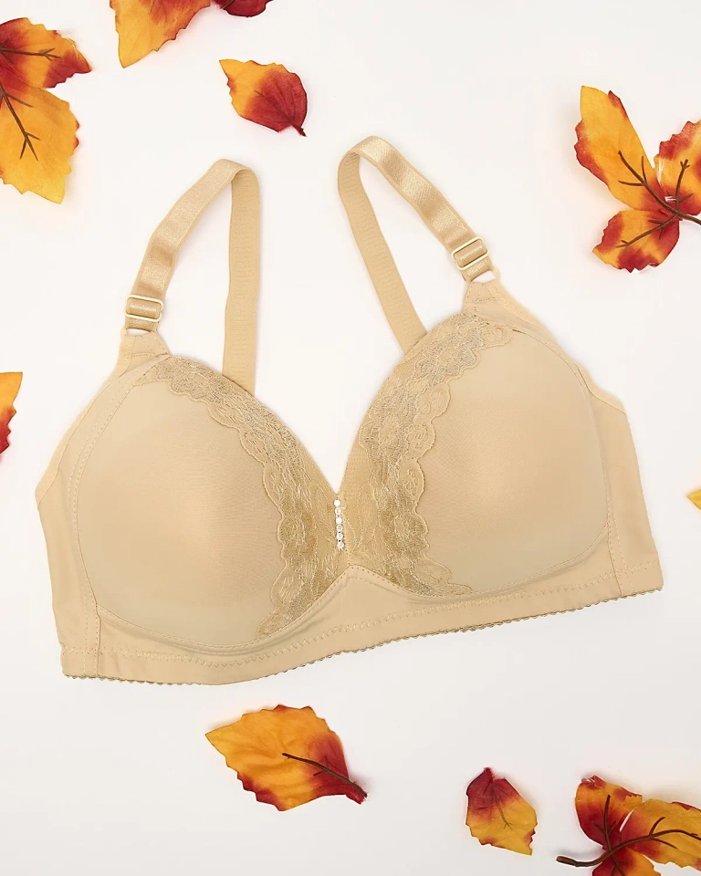 Royalfashion Женский бюстгальтер бежевого цвета