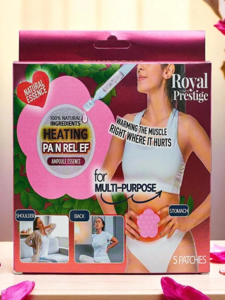 Natūralūs šilumos pleistrai nuo skausmo – 5 vnt.