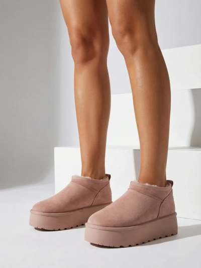 Royalfashion Moteriški trumpi batai a'la sniego batai Ozozi