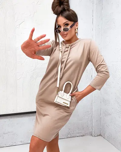 Royalfashion medvilninis moterų mini suknelė