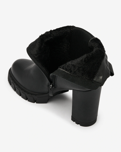 Royalfashion Juodi moteriški aukštakulniai batai Seihay