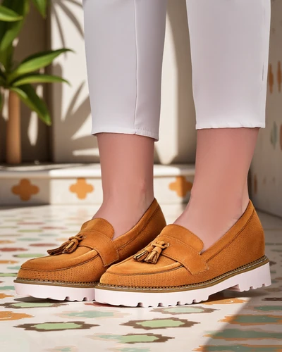 Royalfashion moteriški perforuoti mokasinais Esiobb