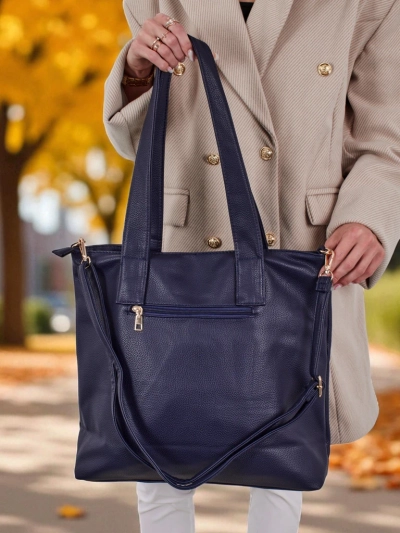 Didelė moteriška eko odos shopper tipo rankinė „Moon Whisper“