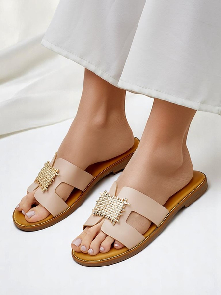 Royalfashion Женские декоративные шлепанцы с орнаментом Crattes