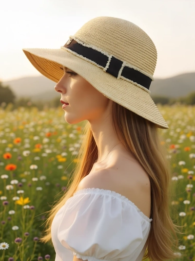 Royalfashion Женская соломенная шляпа Sunny Meadow