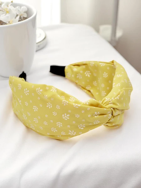 Royalfashion raštuotas plaukų lankelis Nela