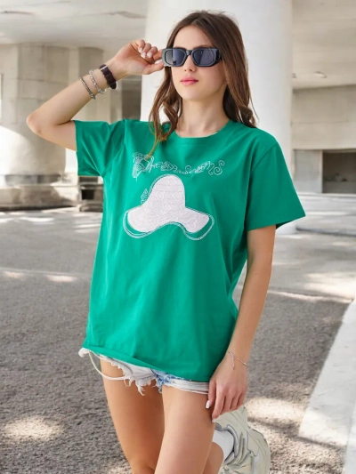 Блуза Royalfashion Women's Cotton с принтом