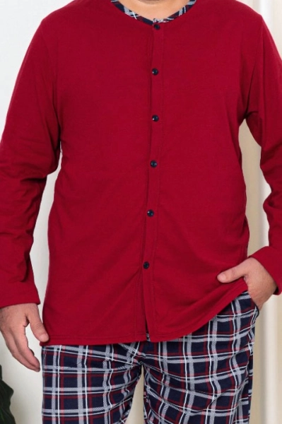 Пижамы для мужчин Royalfashion из хлопкового клетчатого материала, РАСПРОДАЖА РАЗМЕР