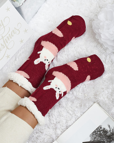 Royalfashion Женские зимние носки с рождественским узором