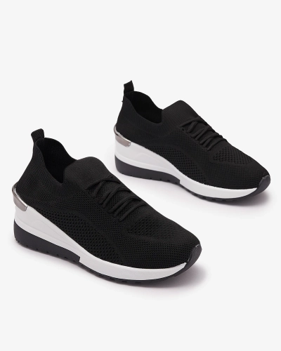 Черные женские спортивные туфли со скрытым якорем Ahelle- Footwear