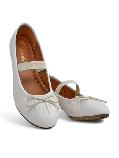 Балетки Royalfashion с бантиком и резинкой Evsal