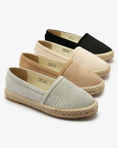 Серые женские эспадрильи Mesiella - Обувь