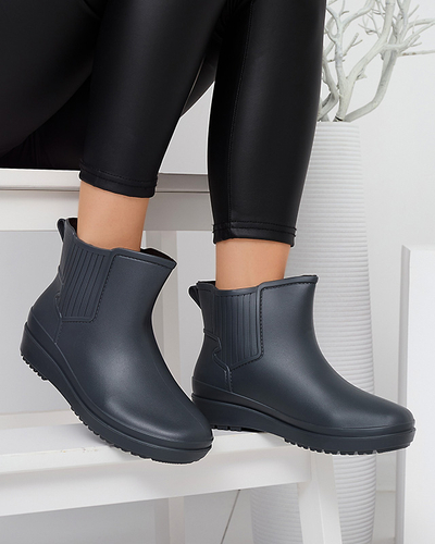 Серые матовые женские веллингтоны Neriva - Обувь