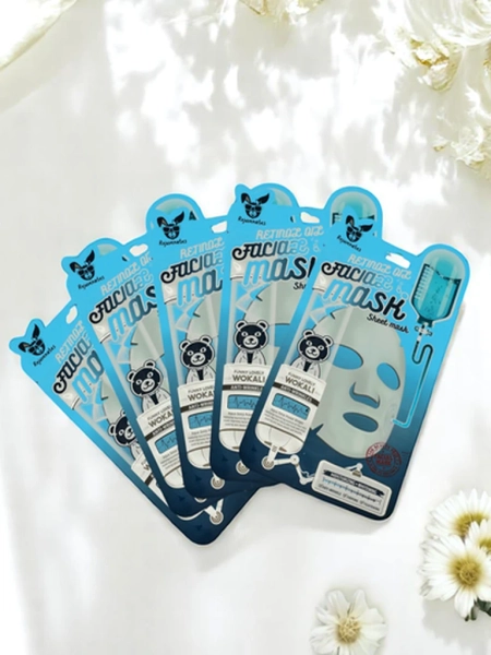 Маска для лица с ретинолом, против морщин, увлажняющая и осветляющая