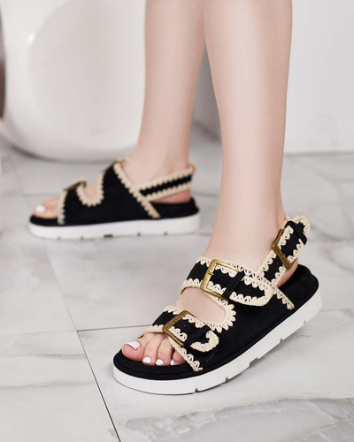 Royalfashion Женские замшевые сандалии Lunnay eko